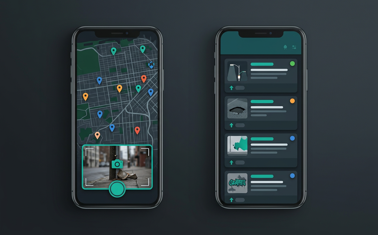 Screenshot of SPOT – Civic Issue Reporting App